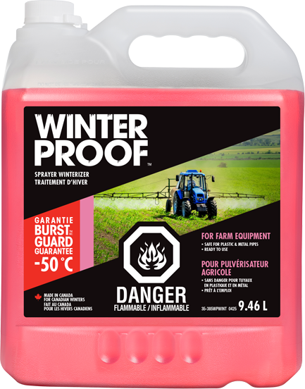 WINTERPROOF🅪 TRAITEMENT D’HIVER POUR PULVÉRISATEUR AGRICOLE